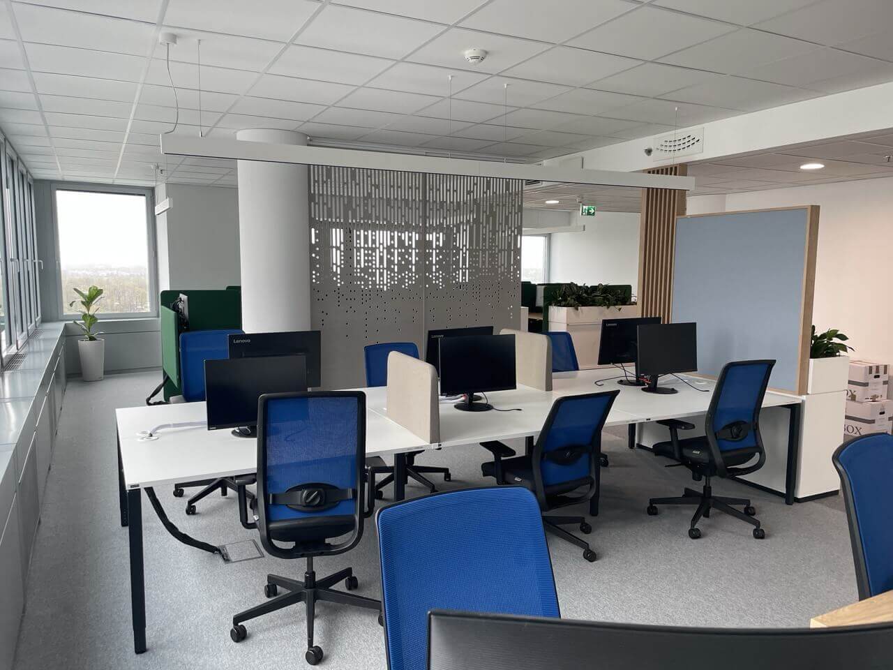 Atos office in Vienna with workplace planning and design