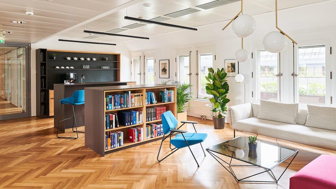 Interior design for the Pitkowitz & Partners office in Vienna